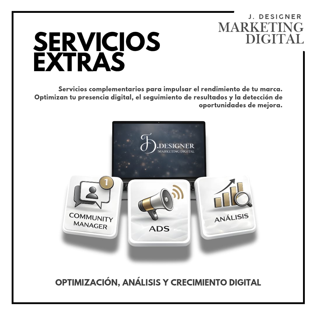 Servicios extras de marketing digital